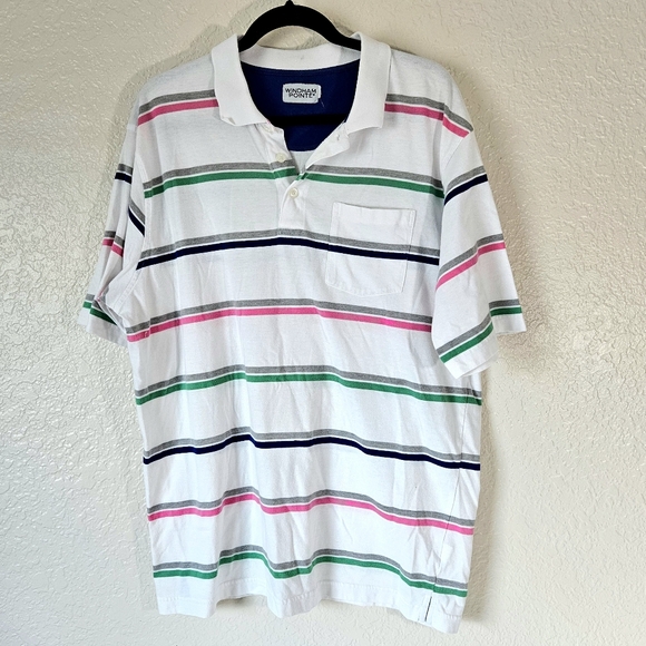 Windham Pointe  Rugby Striped Polo - Picture 8 of 9